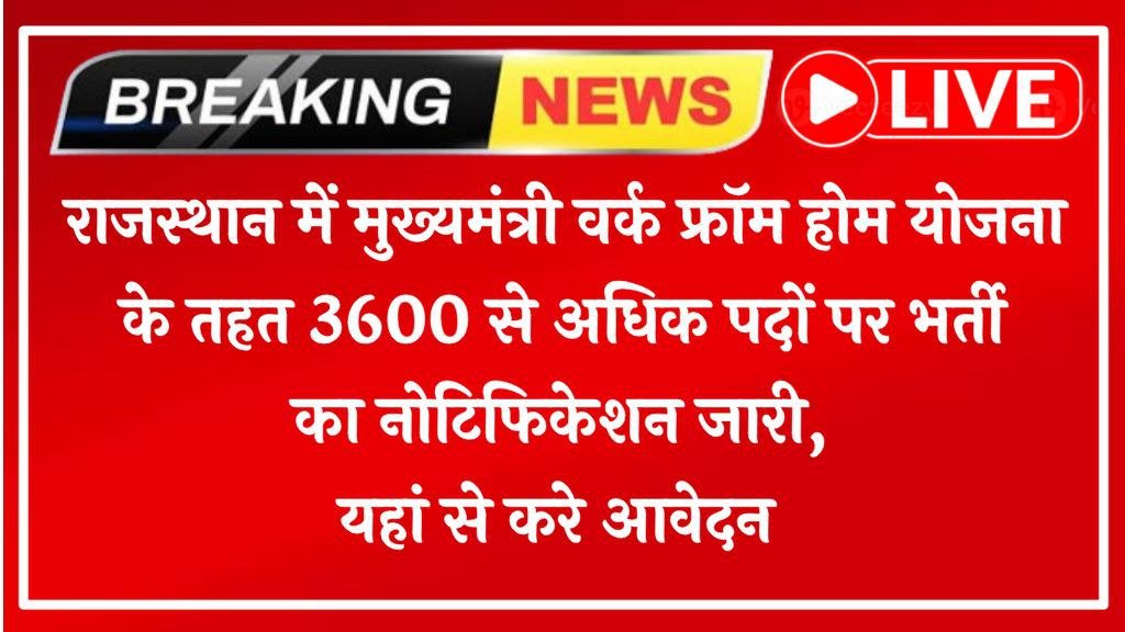 Rajasthan Work from Home Job